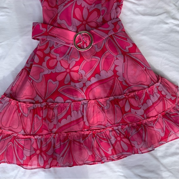 Show Me Your MuMu Pink Floral Kids Dress - Picture 8 of 9